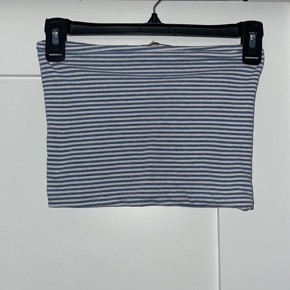 Striped tube top, one size fits all